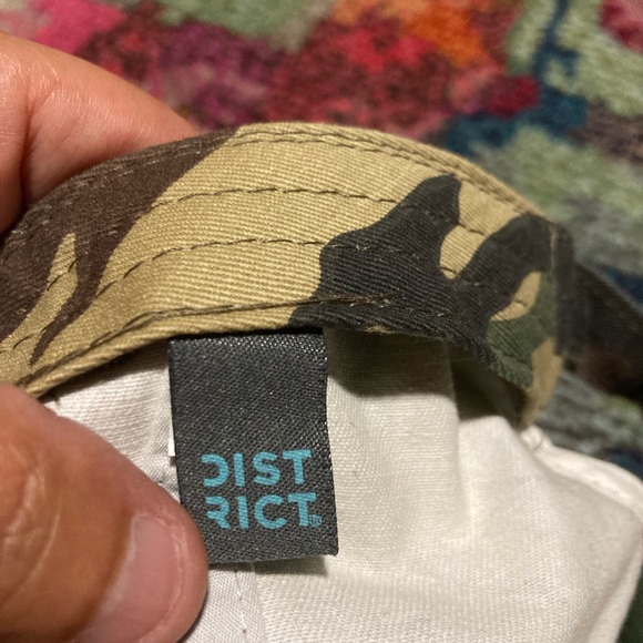 District Camo Cap with Black and Tan - Picture 4 of 4